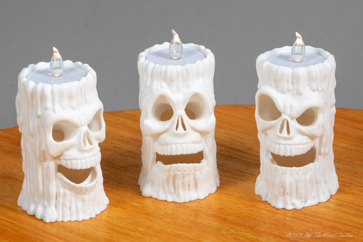 Skull Candle Luminary Set