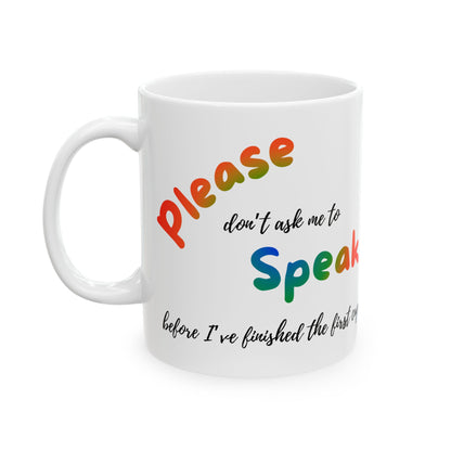 Macaw Needs Coffee Ceramic Mug