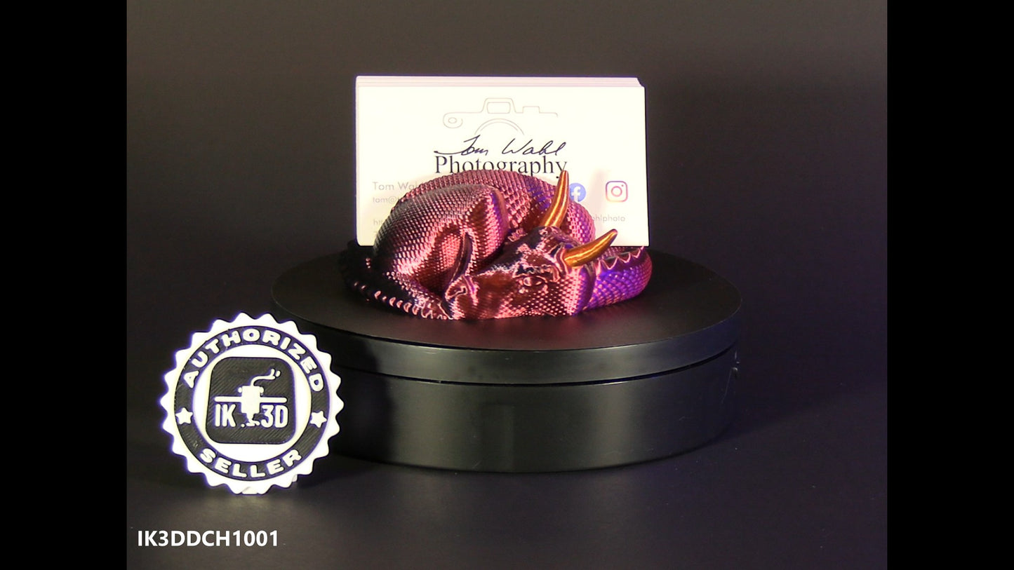 Sleeping Dragon Card Holder
