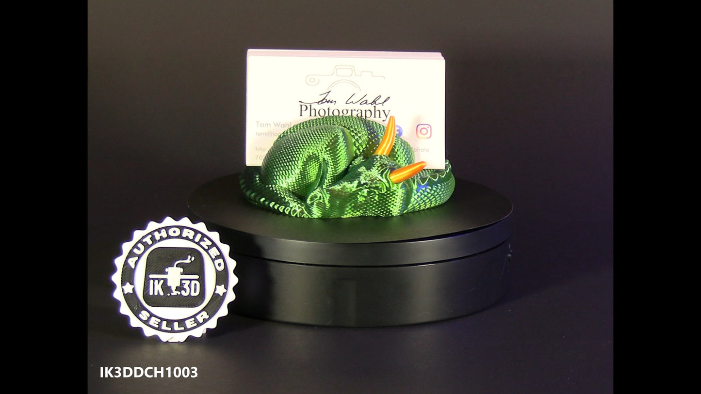 Sleeping Dragon Card Holder