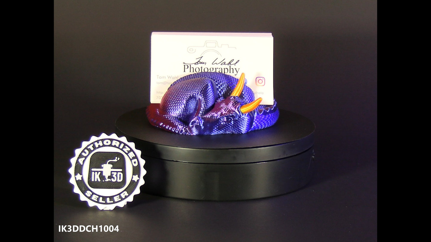 Sleeping Dragon Card Holder