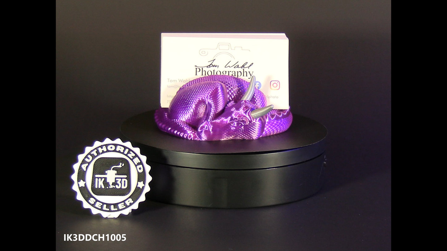 Sleeping Dragon Card Holder