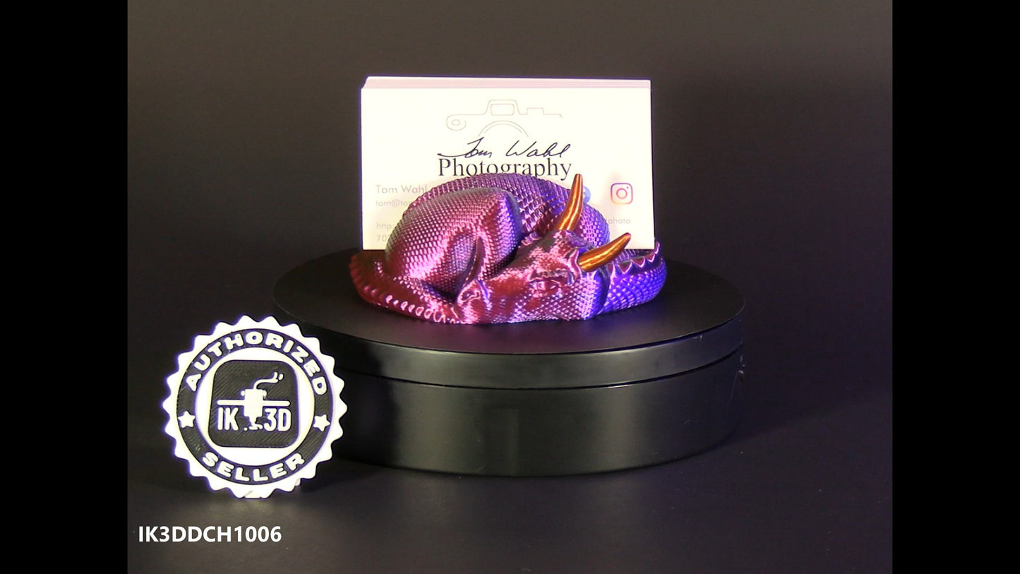 Sleeping Dragon Card Holder