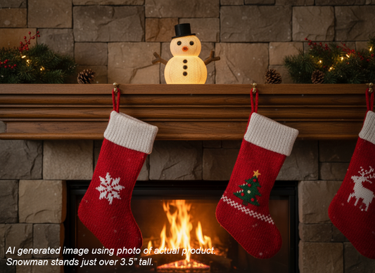 Snowman Tealight Luminary