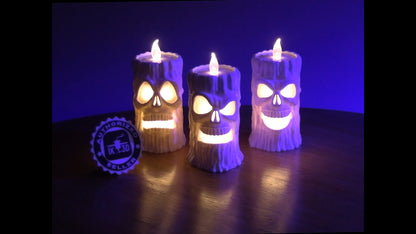 Skull Candle Luminary Set
